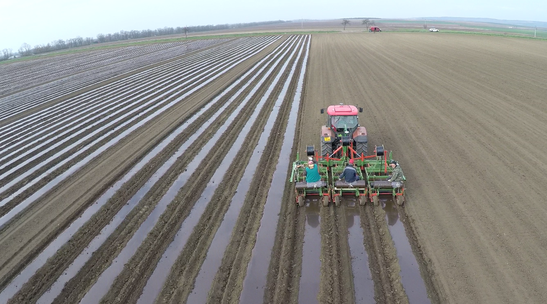 Autopilot pro traktory Raven - zakládání paprikových záhonů - automatizace v zemědělství