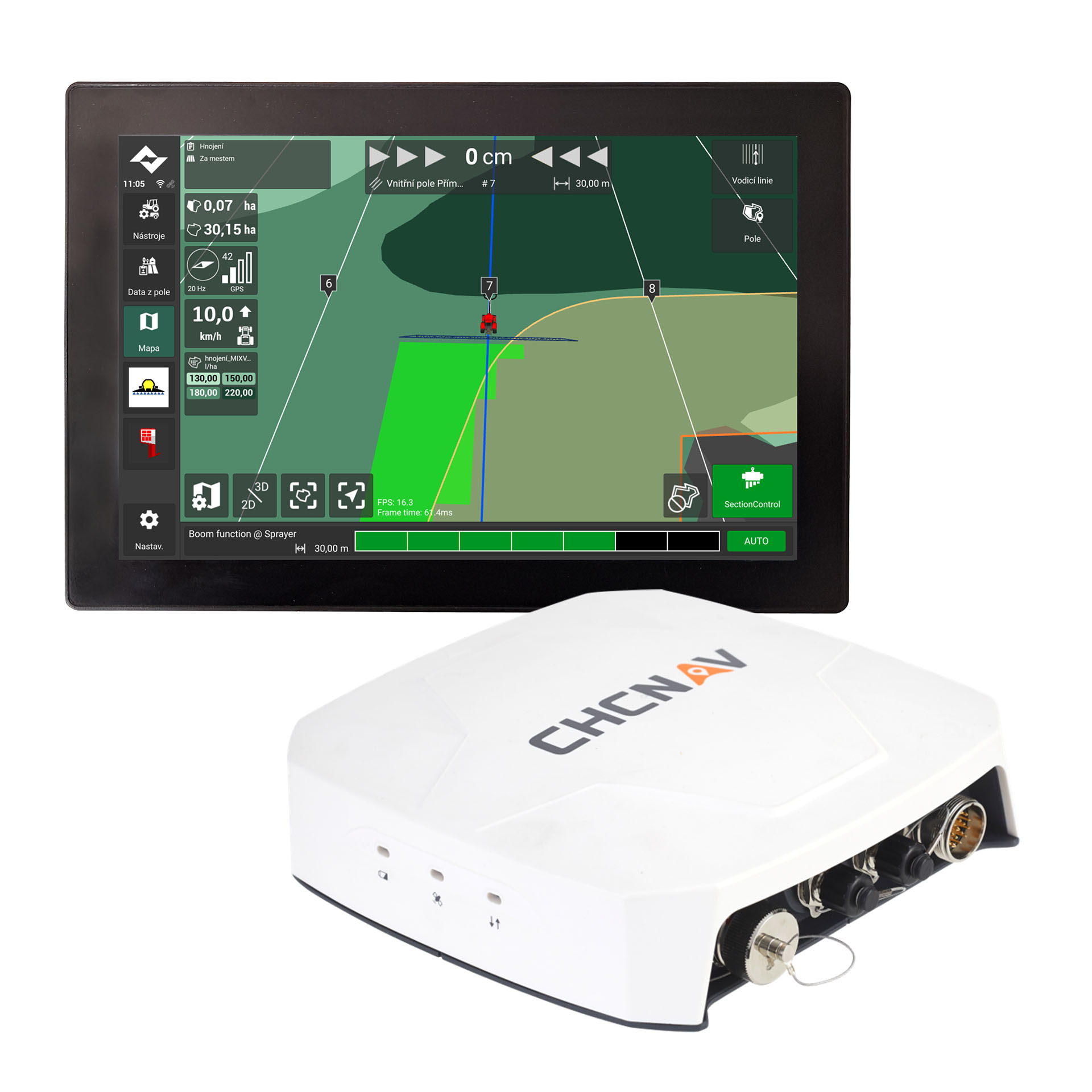 Monitor antena