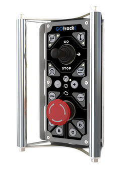 Systém určený pro ovládání jízdních funkcí traktoru v sadech a vinicích - GOtrack Remote Control