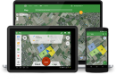 GPS navigace pro zemědělství - Propojeno s PC, tablet, smartphone