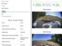 Autonomní polní robot AgXeed AgBot T2 7 SERIES - náhled mobilní aplikace